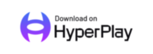 Blurry stacked HyperPlay logo