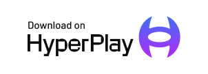 Stacked HyperPlay logo with incorrect logo placement