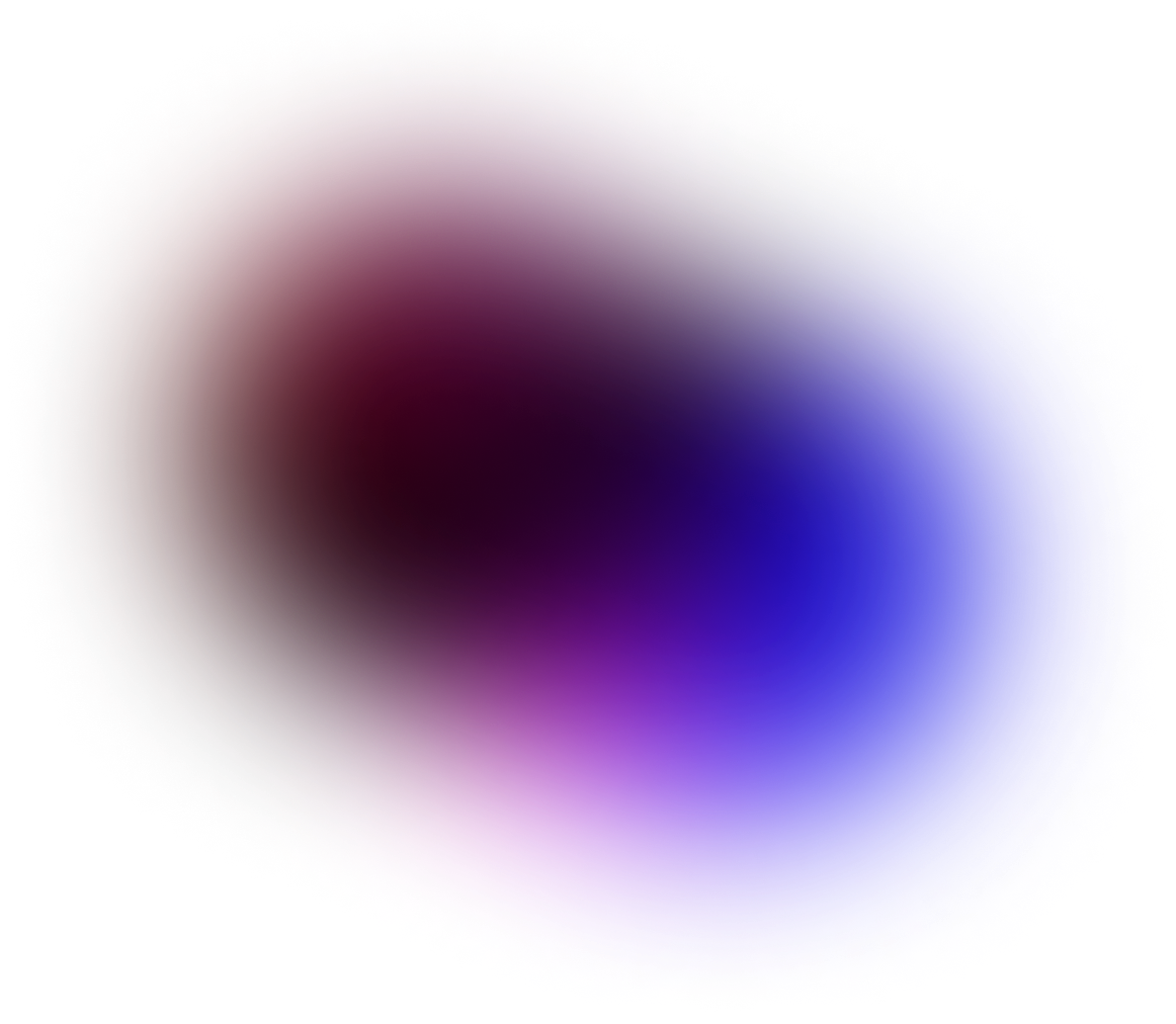 Red and blue blurred circles